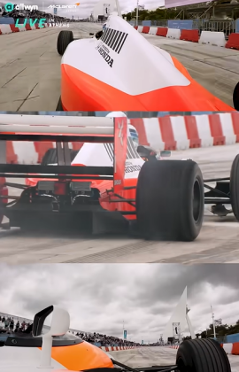 Η θρυλική McLaren MP4/6 του Ayrton Senna στο Allwyn | McLaren Racing LIVE IN ATHENS!